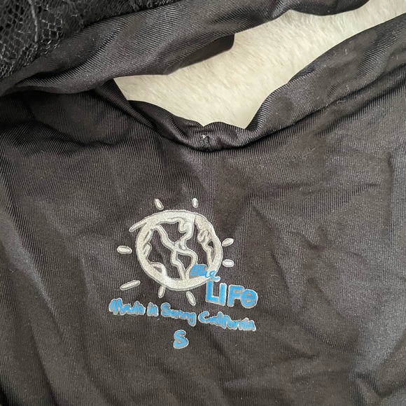 Planet Blue Life “Canne We Kiss Noit” lace black swimsuit/bodysuit - Picture 4 of 5